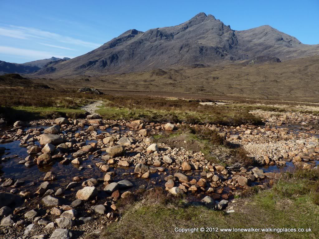 Lots of little streams cross the path, but all are shallow and easy to cross today