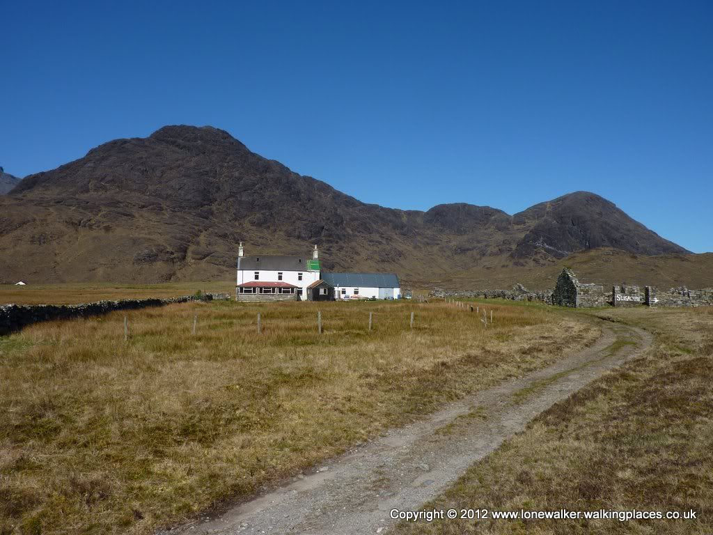 The house at Camasunary and the remains of an older house next door