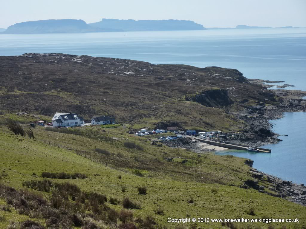 Elgol comes into view - the little harbour is the landing for the boats that take tourists into Coruisk