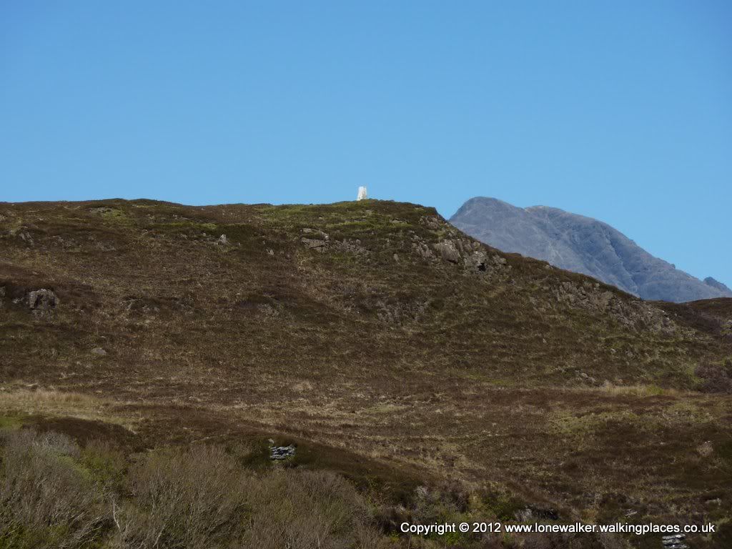 Looking back to Elgol trig point