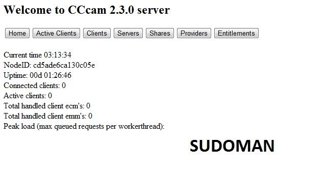 DM8000 EXPERIMENTAL OE2.0 CCcam 2.3.0 BKP BY SUDOMAN