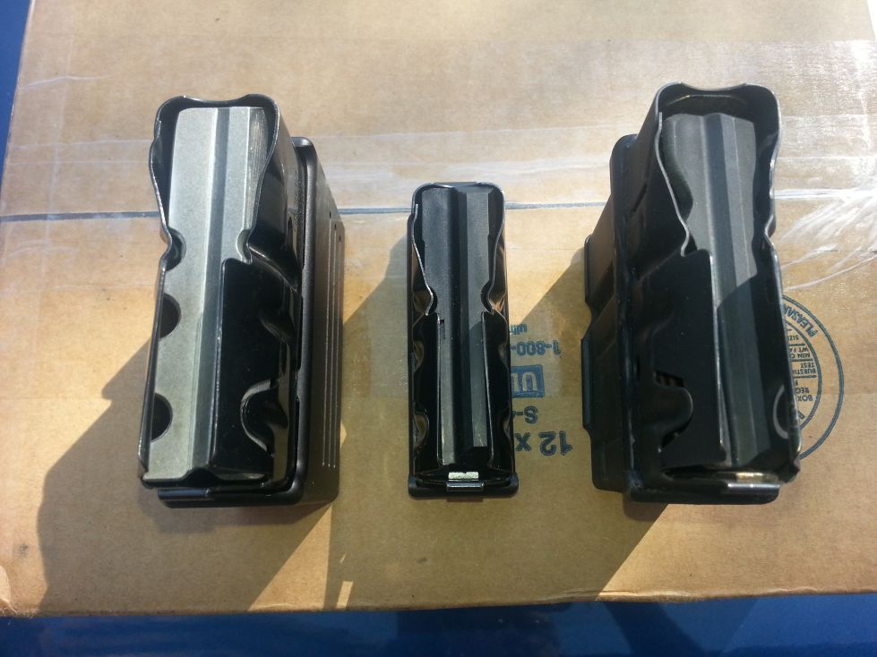 Savage Center feed magazine for 6.8 SPC ammo