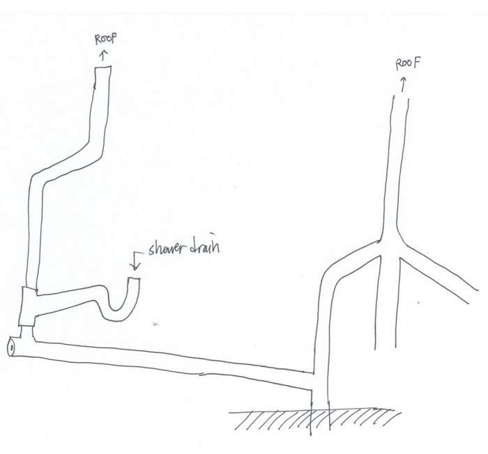 can i reroute my shower drain and vent plumbing?
