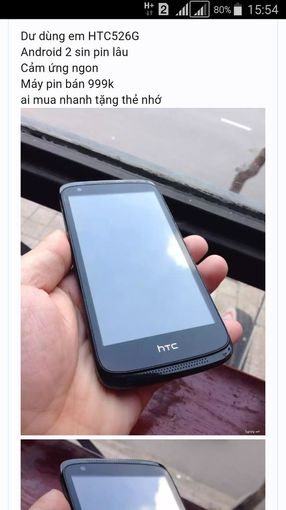 HTC 526G dual sim liệt dương 550.000