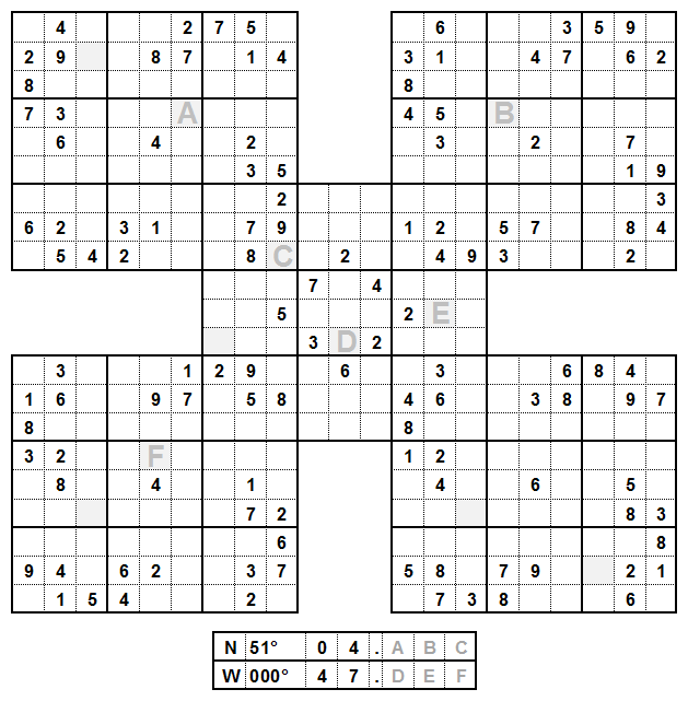 samurai sudoku