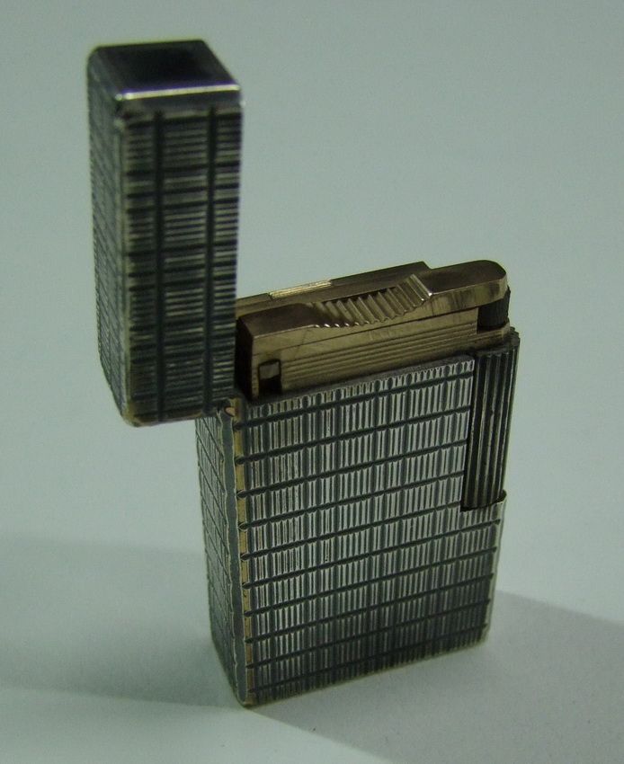 VINTAGE ST DUPONT LIGHTER SILVER PLATED "V7GP11" eBay