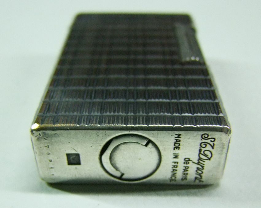 VINTAGE ST DUPONT LIGHTER SILVER PLATED "V7GP11" eBay