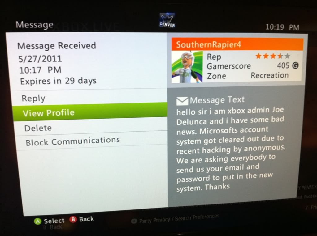 The funny thing is even after I called him out on wanting my gamertag ...