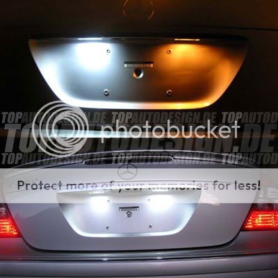 LED SMD Kennzeichenbeleuchtung 6000K Volvo C30 V50 V70  