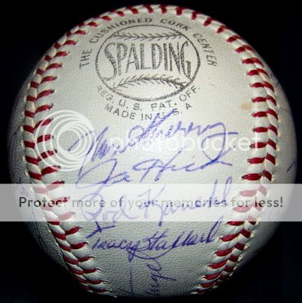 Casey Stengel 1963 Mets Team Signed Baseball JSA LOA*  
